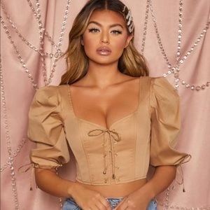 Oh Polly Corset Crop Top